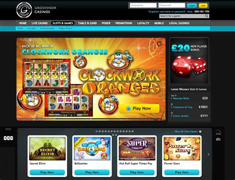 grosvenor casino bonus|Deposit £20, play with £50 .